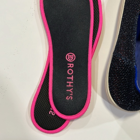 Rothy’s - metallic lattice stitch slip ons, 10 - Picture 9 of 9